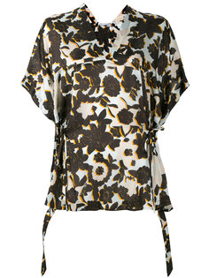 floral-print top Christian Wijnants