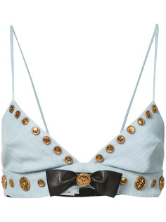 embellished bow bra  Fausto Puglisi