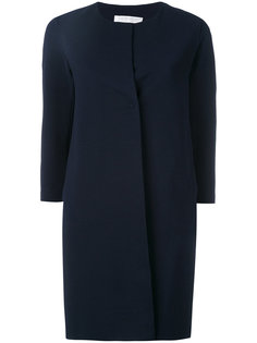 collarless midi coat Harris Wharf London