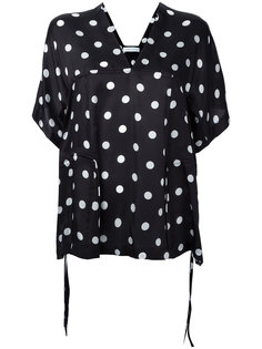 polka-dot top Christian Wijnants