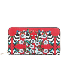 floral zip purse  Furla