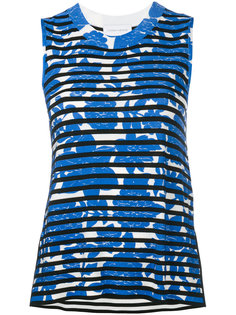 sleeveless floral top Christian Wijnants