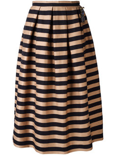 horizontal striped skirt Rochas