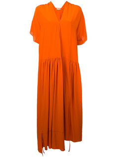 crepe asymmetric dress Christian Wijnants