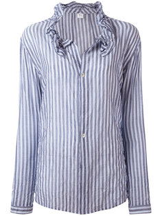 striped frill collar blouse Ys Y`s