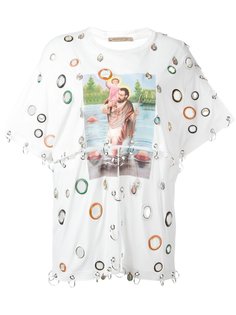 ring detail T-shirt Christopher Kane