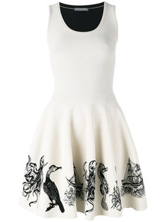 sea creature embroidered dress Alexander McQueen