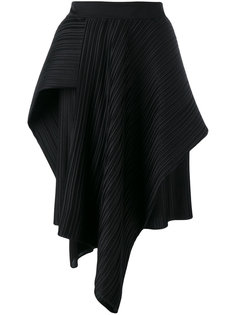 asymmetric pleated skirt Christian Wijnants