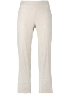 straight cropped trousers Theory
