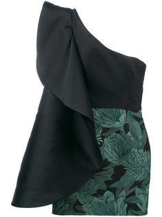 single shoulder mini dress Christian Pellizzari