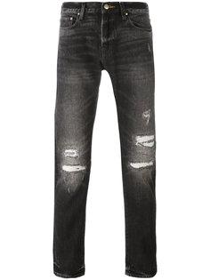 джинсы кроя скинни с рваными деталями Ps By Paul Smith