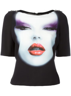face print T-shirt  Jeremy Scott