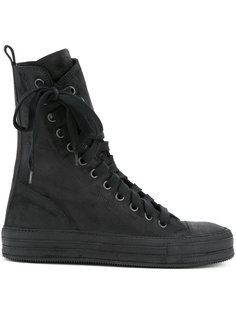 off-centre lace-up boots Ann Demeulemeester