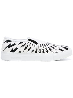 Lightning bolt slip-on sneakers Neil Barrett