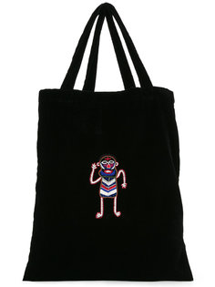 embroidered shopper tote  Jupe By Jackie