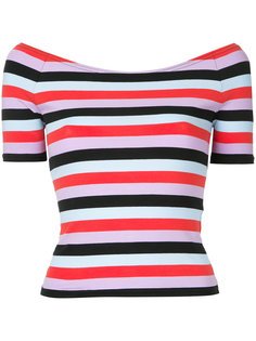 stripe jersey off shoulder top G.V.G.V.