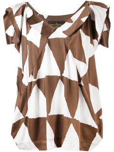 triangle print blouse Vivienne Westwood Anglomania