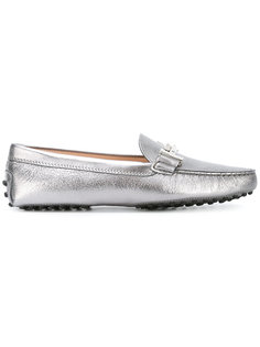 лоферы с отделкой металлик Tods Tod`S