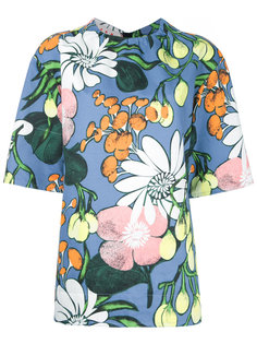 Madder print top Marni