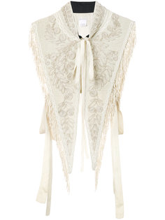embroidered neck-tie scarf Dries Van Noten