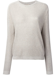 metallic longsleeve knit sweater Laneus