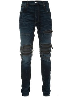 джинсы скинни с потертой отделкой Amiri