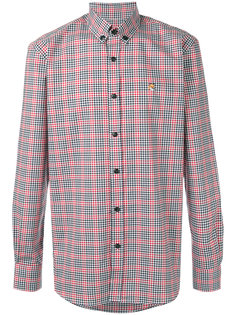checked button down shirt Maison Kitsuné