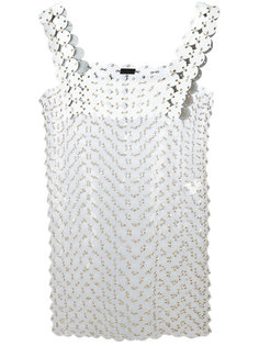 ring appliqué dress Paco Rabanne