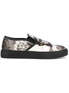 Statue print slip-on sneakers Neil Barrett