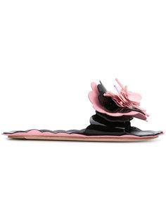 floral sandals Miu Miu