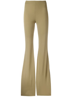 elasticated waistband flared trousers Plein Sud