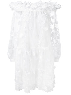 lace off-the-shoulder dress Alberta Ferretti