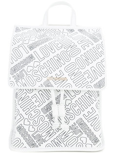 logo embossed backpack Love Moschino