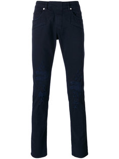 destroyed knees skinny jeans Pierre Balmain