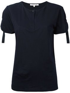 ruched sleeve T-shirt Helmut Lang