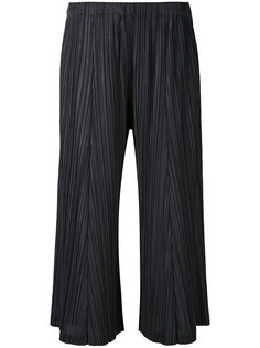 pleated cropped trousers Pleats Please By Issey Miyake