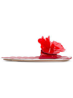 flower sandals Miu Miu