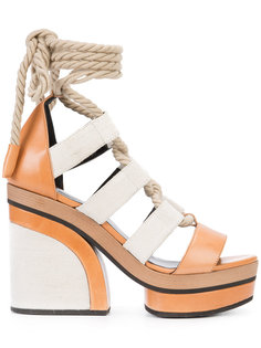 lace-up platform sandals Pierre Hardy
