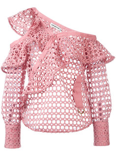 lace frill blouse Self-Portrait