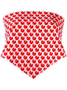 triangle strapless top Miu Miu