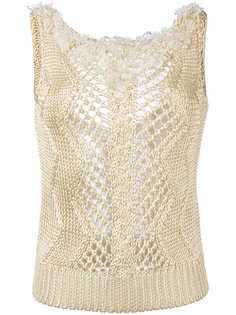 декорированный трикотажный топ Ermanno Scervino