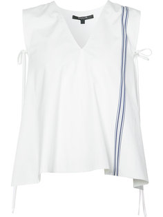 striped detail sleeveless blouse Derek Lam