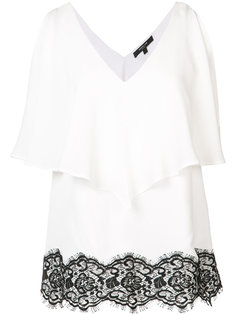 lace detail ruffled blouse Derek Lam