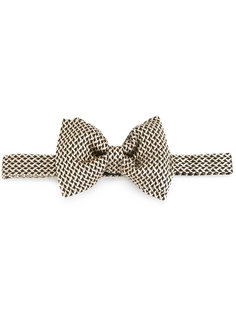 tonal dot pattern bow tie Tom Ford