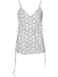printed drawstring cami Derek Lam