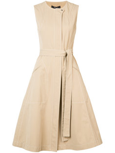 concealed fastening belted dress Derek Lam