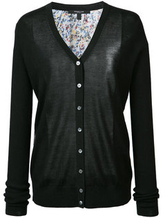 printed back buttoned cardigan Derek Lam