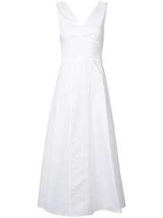 V-neck flared midi dress Derek Lam