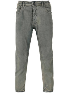зауженные укороченные джинсы  Rick Owens DRKSHDW