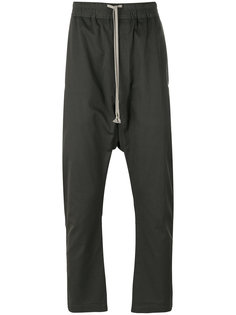 брюки на шнурке с заниженным шаговым швом  Rick Owens DRKSHDW